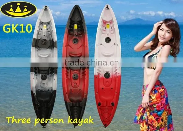 Polyethylence Hull Material and no Inflatable Double Fishing Kayak for Sale photo-3