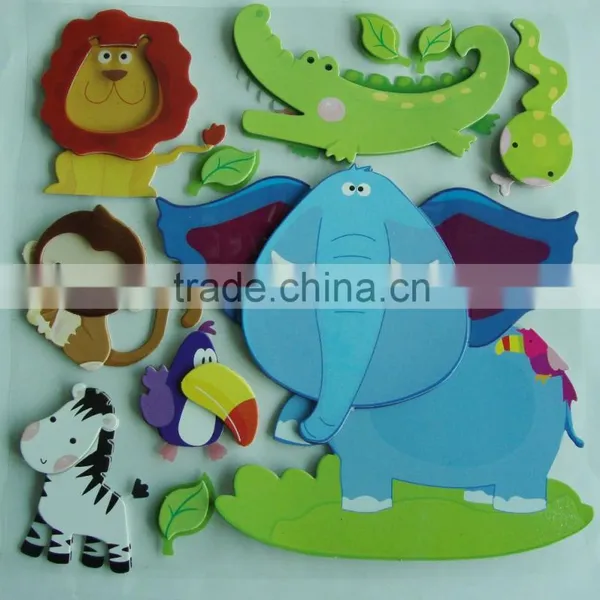 2015 Hottest Animal Cartoon Adhesive Sticker for Children photo-3