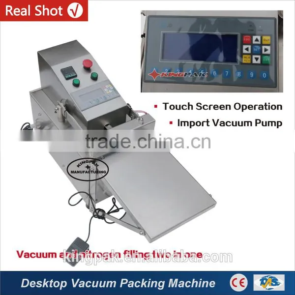KHP-1 With Gas Filling Mini Small Food Vacuum Packing Machine