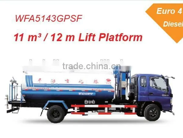 2016 New Product Middle East Market Water Carting With Lift Platform