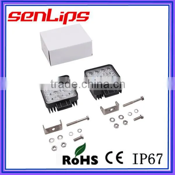 Hot Sale IP67 4*4 Square Epistar 48W LED Tuning Working Light photo-2