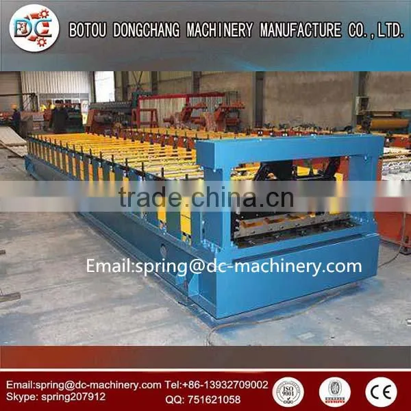 Trapezoid Roofing Sheet Metal Deck Roll Forming Machine Price photo-4