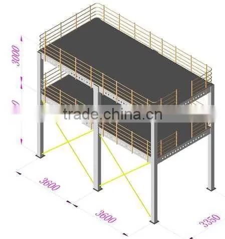 Multi-tier &free Standing Mezzanine Racking System photo-3