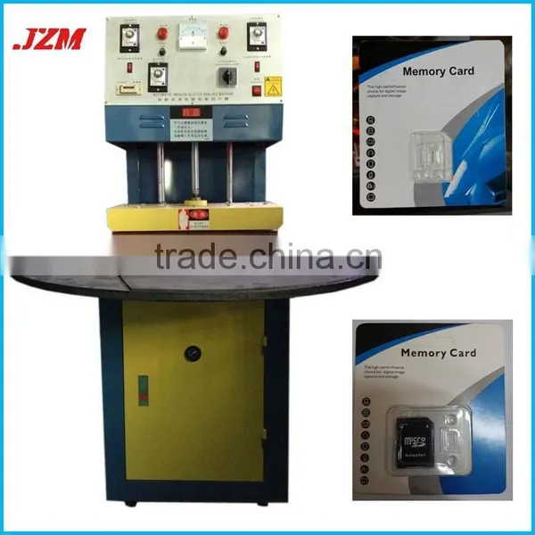 JZM Manual Turntable 3 Working Stations Card-Blister Packing Machine