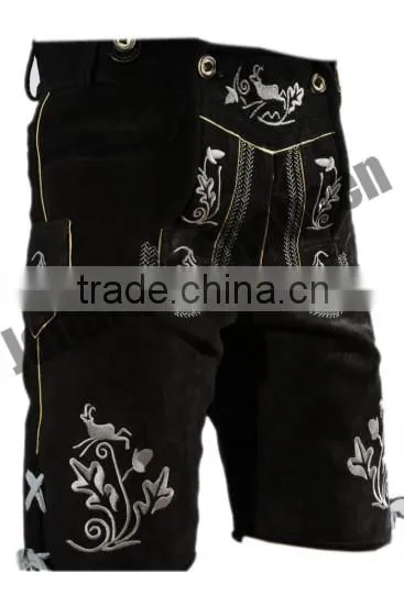 Bavarian Garments, Bavarian Lederhosen Kniebund, Trachten Lederhosen Kniebund
