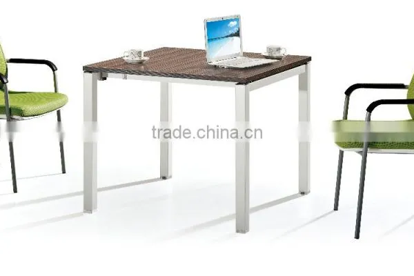 Commercial Furniture Melamine Cheap Small Round Movable Office Meeting Table photo-3