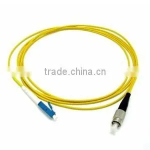 Yellow Color OM1 Fiber Optic Patch Cord With FC/LC Simplex Connector photo-3
