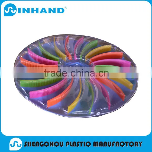 Pvc Inflatable Beach Mattress / Air Bed/food Inflatable Floating Row - Buy Beach Mattress,Plastic Food Inflatable Floating Row