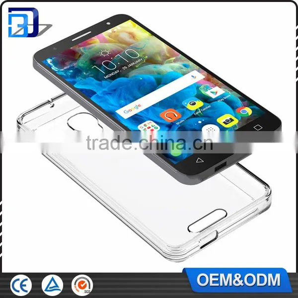Hot! Acrylic TPU Ultra Thin Clear Transparent Plastic Cases Cover For Alcatel Fierce 4 Phone Accessories Mobile photo-3