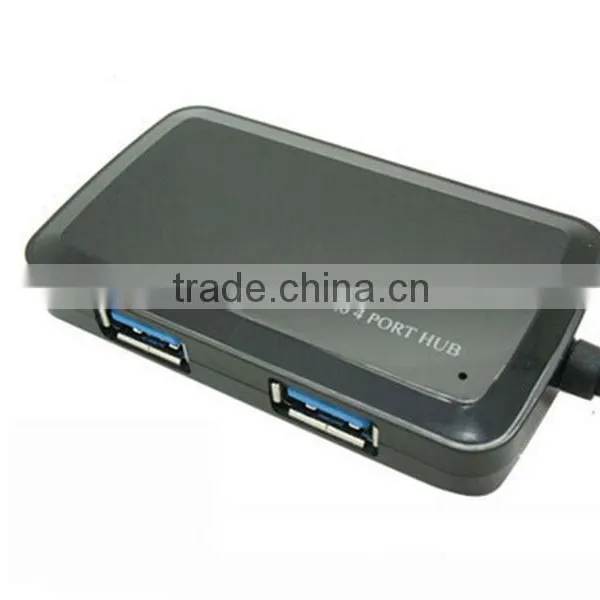 4-Port USB 3.0 Portable Compact Hub For PC Laptop Super Speed 5Gbps photo-4