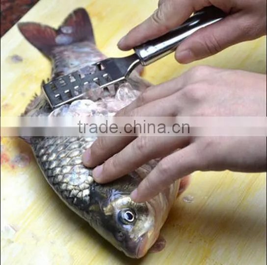 Stainless Steel Fish Scales Scraper / Plane Fish Scales / Scraping Scales Fish photo-2