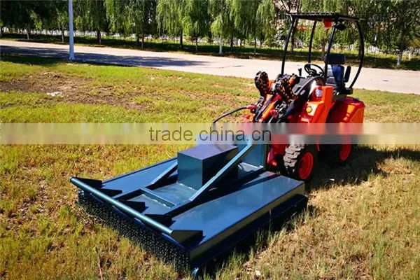 Mini Garden Tractor, TAIAN DY620 Mini Wheel Loader With Grass Cutter for Sale photo-6