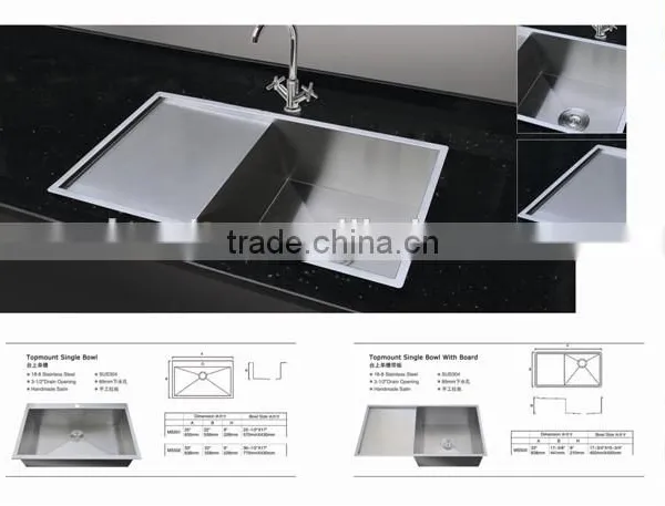 Professional Custom Stainless Steel Kitchen Sink by Handmade photo-3