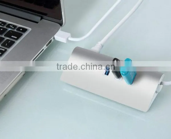 Prenium Hi-Speed 3 Port Usb 3.0 Hub With 1 Rj45 Gigabit Ethernet LAN Port photo-4
