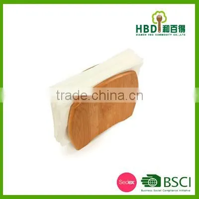 2016 Amazon Best Selling Premium High Quality Wood Bamboo Napkin Holder photo-3