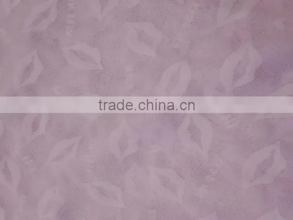 Nylon Spandex Visible Jacquard Fabric For Sexy Lingerie Lips Pattern
