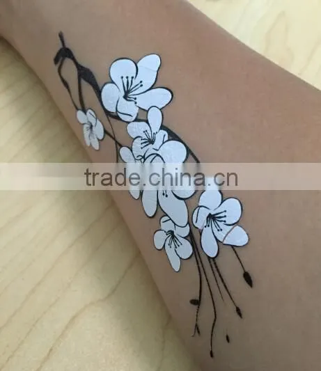 2015 White Color Fashional Tattoo Sticker photo-2