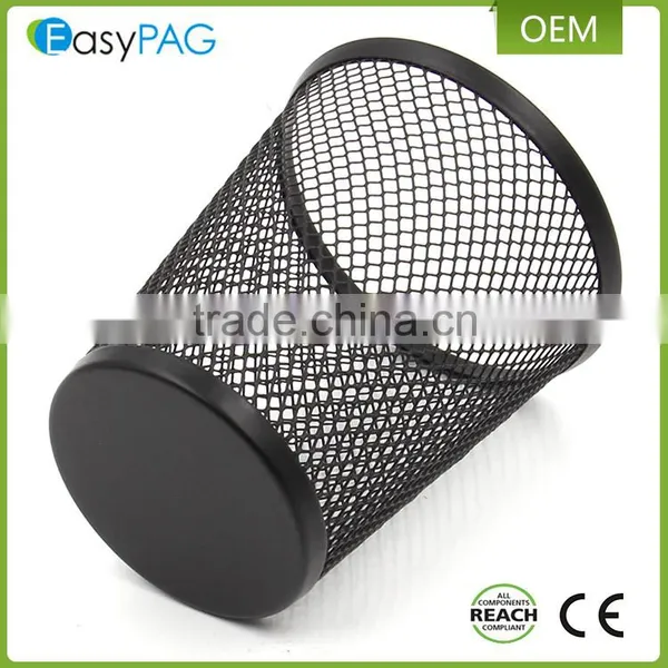 Wholesale Factory Personalized Metal Mesh Desktop Pen Holder photo-4