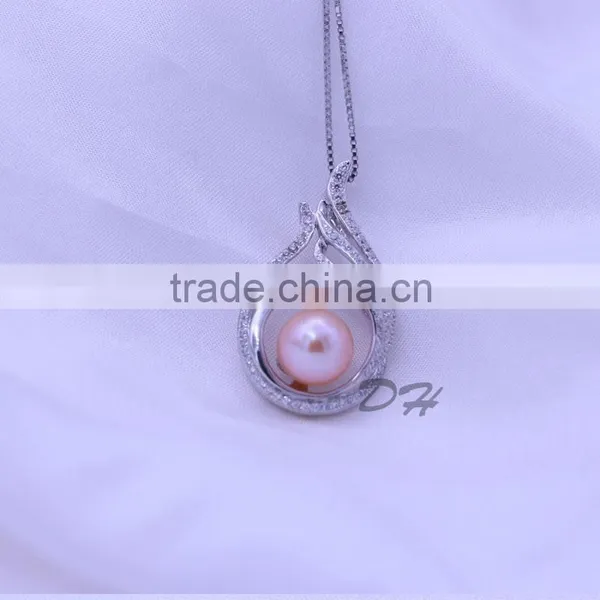 Beautiful Freshwater Pearl Pendant /silver Pearl Jewelry photo-6