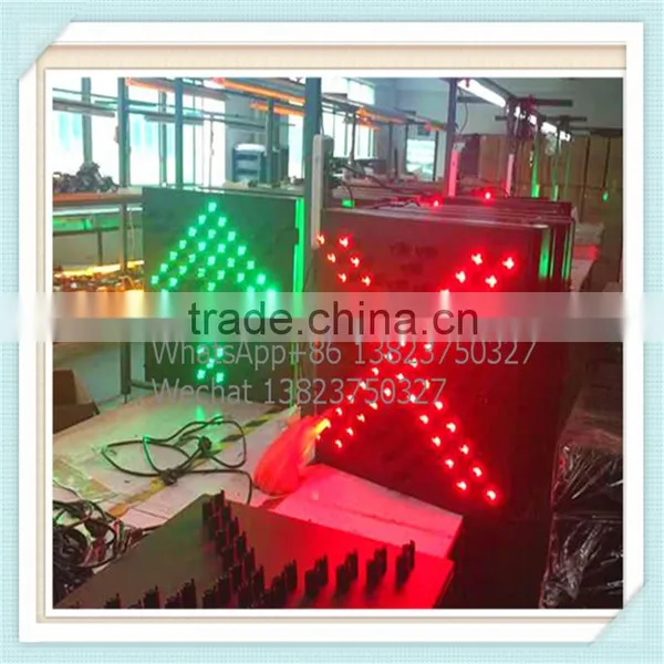 Lane Control Sign/Red Cross Green Arrow/Red Cross&Green Arrow Roadway Indicator Signal photo-5