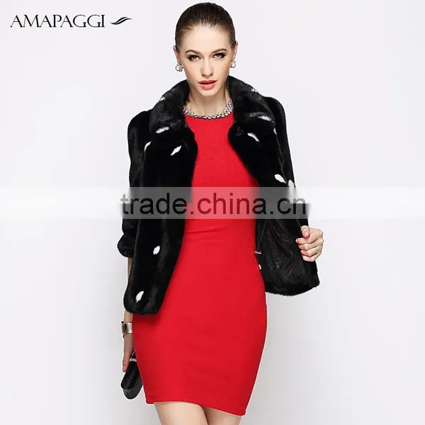Classic Short Balck Mink Fur Jacket&coat Wholesale photo-2