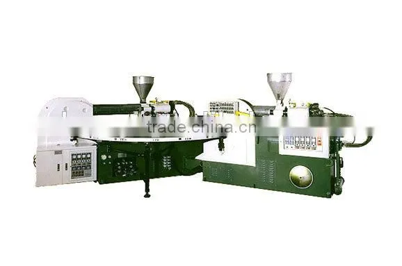 Two Color Rotary Type Plastic Shoes Automatic Injection Moulding Machine