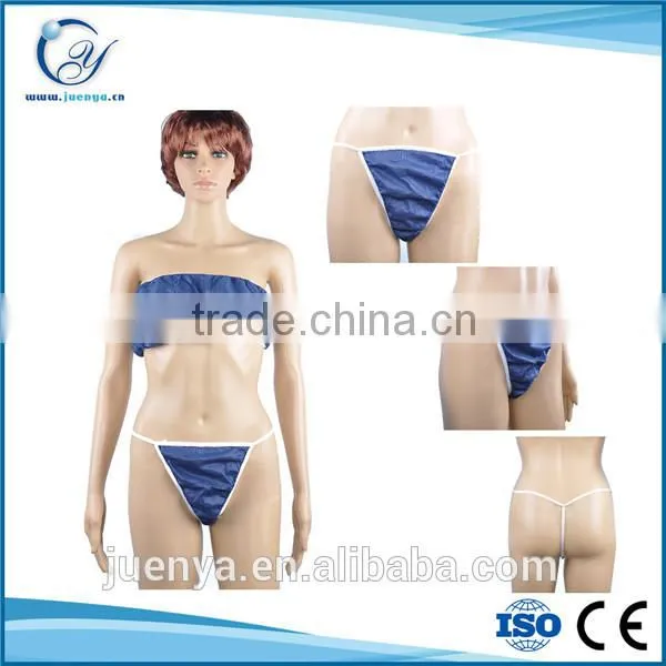 Disposable Salon Sexy Mature Women Non-woven Bikini photo-3