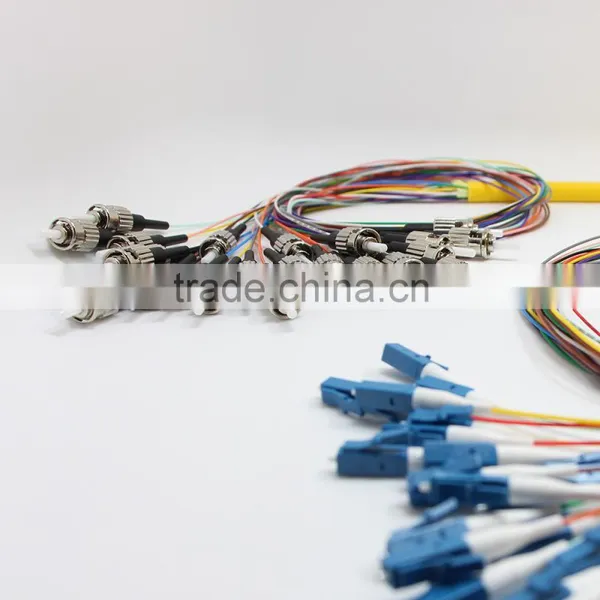 Chinase High Quality 24 Cores LC to ST SM Fanout Patch Cord photo-2
