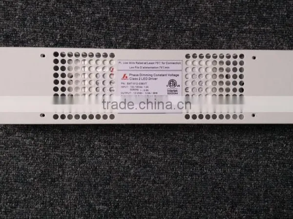 ETL Listed 110v 12v Transformer Triac Dimmable 12vdc 36w Led Driver photo-6