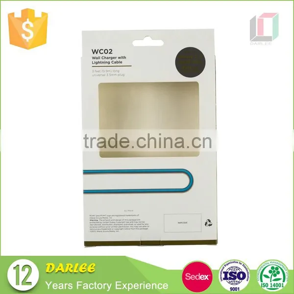 Hot Sale Lowest Price Custom Logo Recyclable Free Sample Charger Packaging Box With Blister Tray photo-4