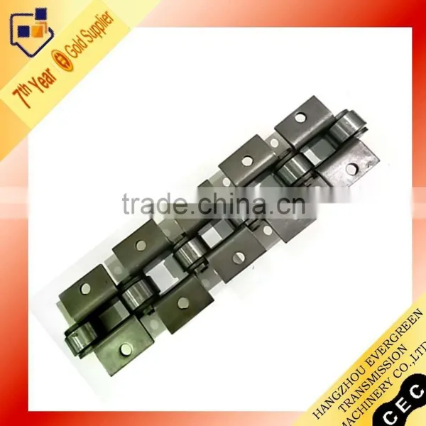 BS25-C208A conveyor chain with large rollers, with k1 attachments