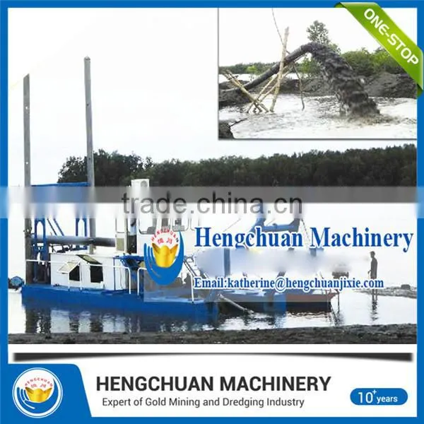 100% New Hydraulic Cutter Suction /Mud Cleaning Dredger In China photo-3