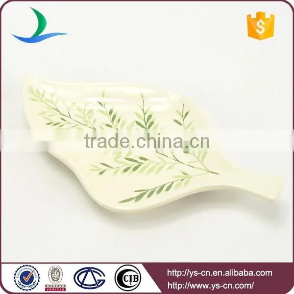 Leaf Shape Home Decor Plate Dolomite Material photo-2