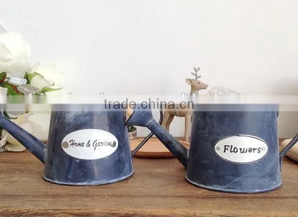 Handmade in China Home and Garden Black Rustic Decorative Cheap Watering Cans Wholesale photo-4