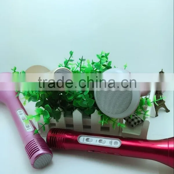 Mini Portable Cheap Hot Sale Bluetooth Wireless Handheld Karaoke With Colorful Flashlight photo-5