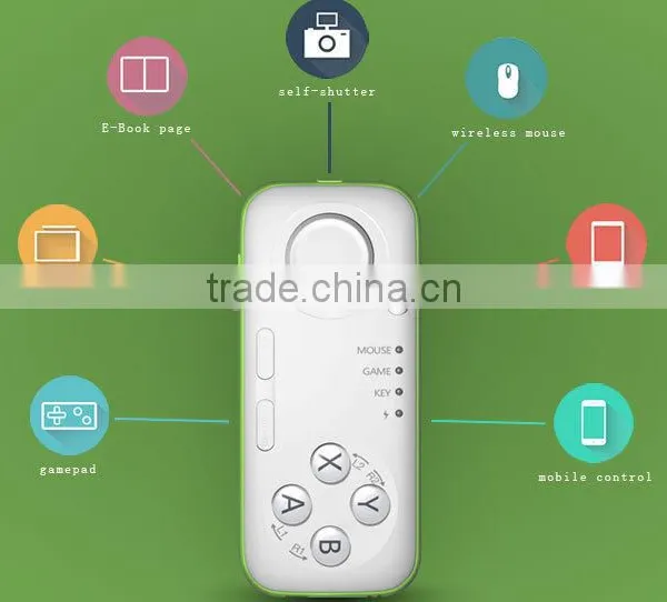 Bestselling Multi-function Bluetooth Game Remote Control Shutter Gamepad Wireless Mouse IOS /Android PC photo-4