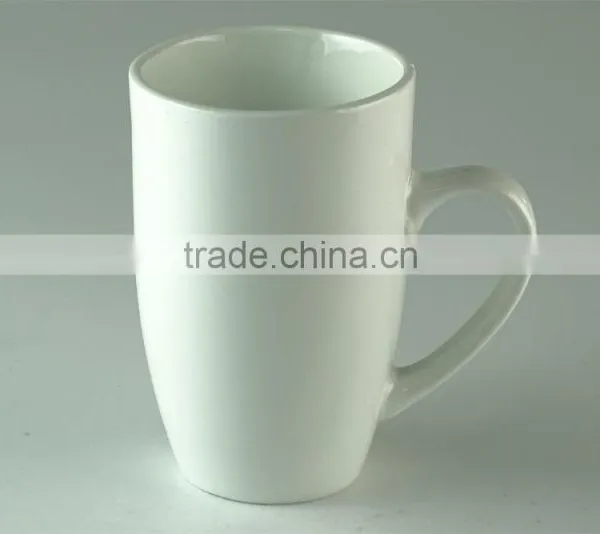 Stocked 400ml White Ceramic Coffee Mug photo-2