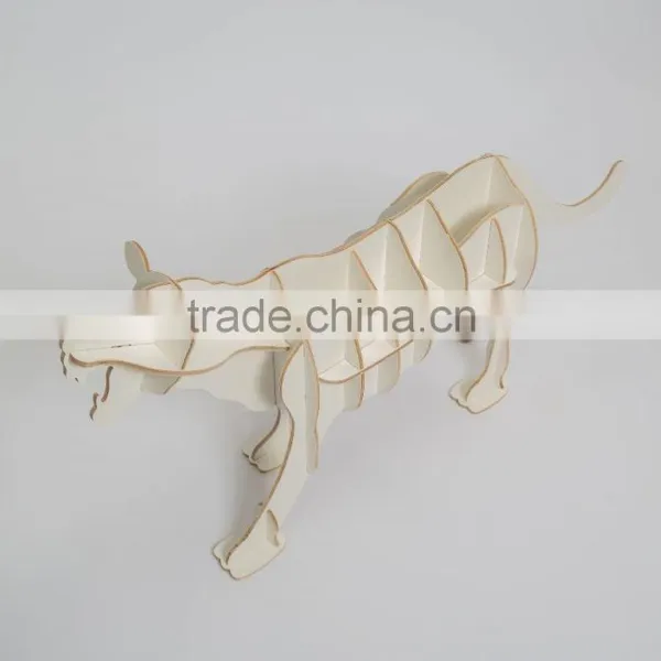 Wood Carving Living Tiger Shape Arts Design, Yiwu Factory Direct Wholesale Price With Good Quality photo-3