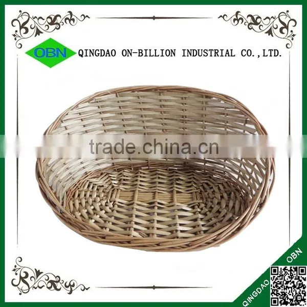 Cheap Handmade Undressed Wicker Dog Bed photo-2