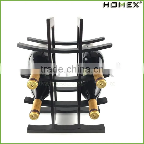 Bamboo Tabletop Wine Rack Wine Shelves Homex BSCI/Factory photo-4