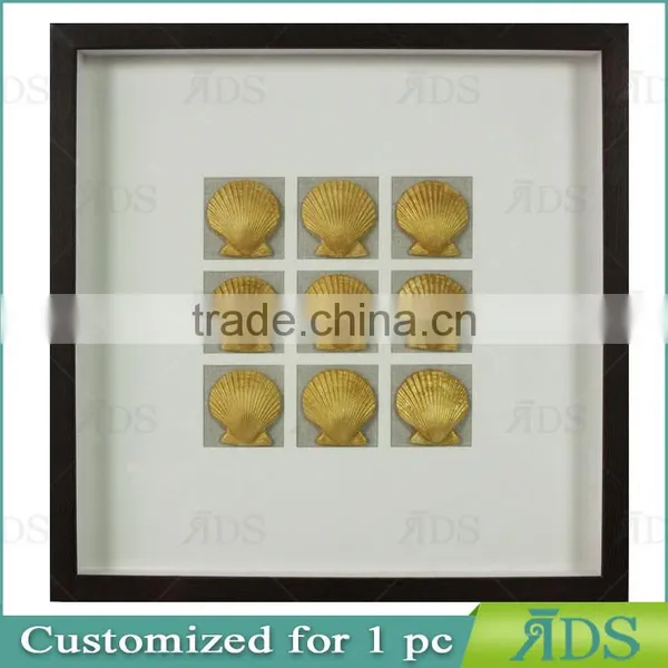 Modern Art Home Decoration Art Unique Seashell Shadow Boxes photo-2