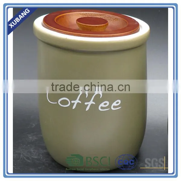 Round Shape Hermetic Porcelain Jar Coffee Jar Tea Jar photo-3