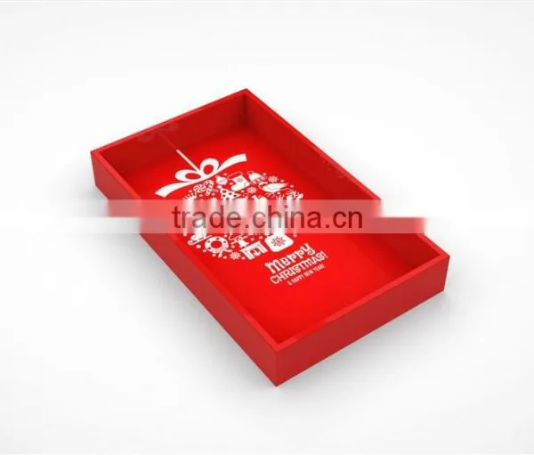 Set of Christmas Lacquer Coaster, Placemat, Tray and Tissue Box photo-5