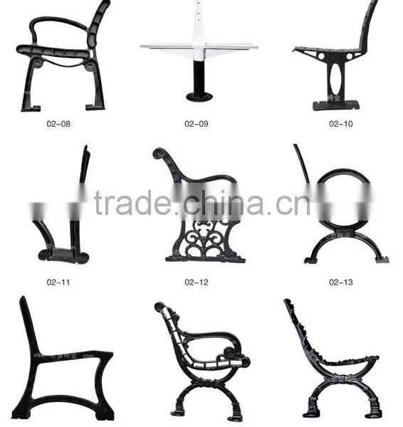 Upmarket Outdoors Ganden Park Cast Iron Bench Legs in China photo-6