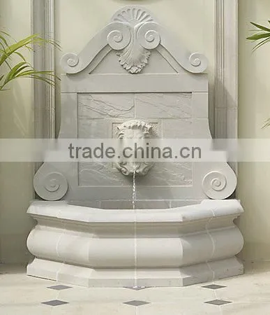 Marble Lion Head Wall Fountain photo-5