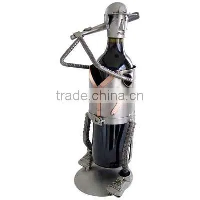 Baseball Man Style Metal Wine Rack (j-007)