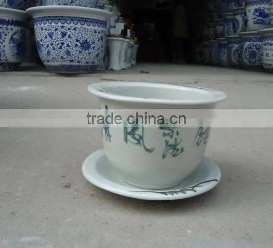 Factory Wholesale Handpainted Ceramic Bonsai Pots photo-2