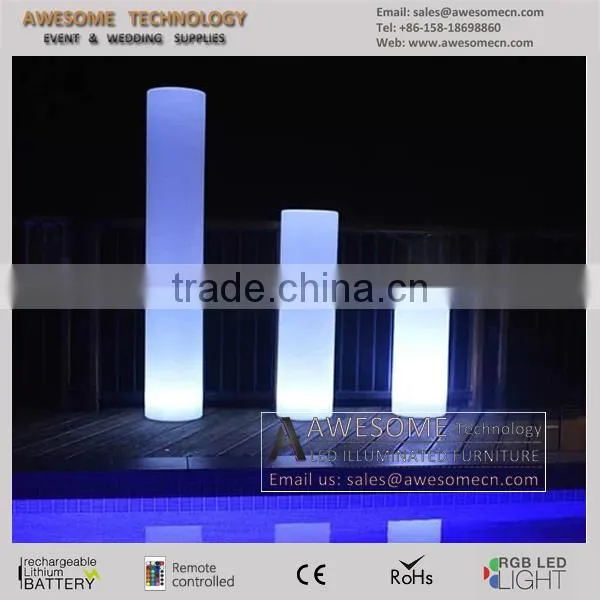 Waterproof Outdoor Led Decorative Pillar / LED Wedding Supplies photo-3