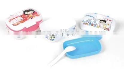 Plastic Large Rectangular Oval Double Lunch Boxes/Insulation Boxes photo-2