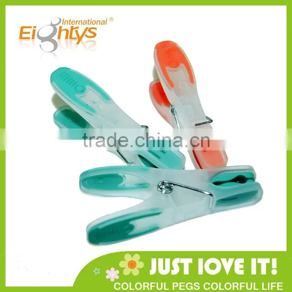 Cheap Price Plastik TPR Soft Grip Peg Spring Strong Printed Clothes Pin photo-2